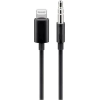 PremiumCord Lightning/3,5mm redukcia 1m čierna - Káble a redukcie