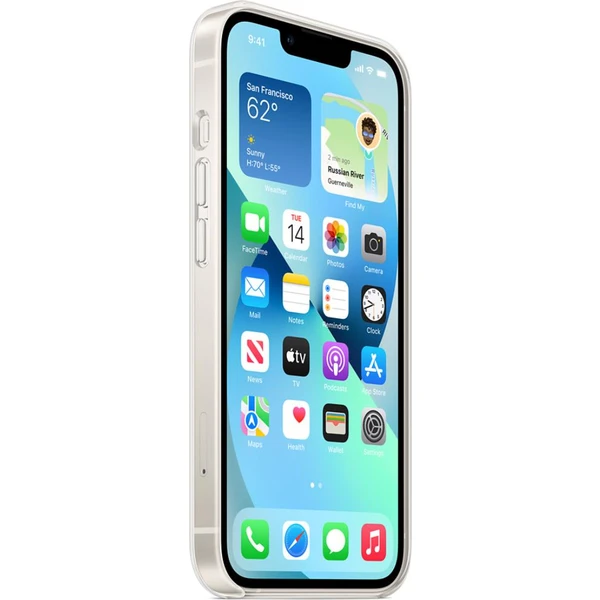 Apple priehľadný kryt s MagSafe iPhone 13 číry - Puzdra - Obrázok T9VY000501