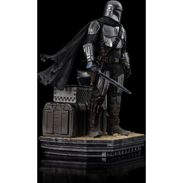 Soška Iron Studios Art Scale 1/10 SW: Mandalorian - Din Djarin a Grogu 21,3 cm - Sochy a sošky - Obrázok T9Z9000K01