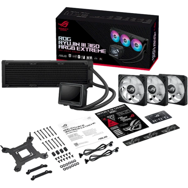 ASUS ROG RYUJIN III 360 ARGB EXTREME čierna - Chladiče - Obrázok TAB9000O01