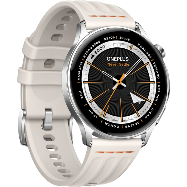 OnePlus Watch Lite chytré hodinky strieborné - Inteligentné hodinky - Obrázok TACP000K01