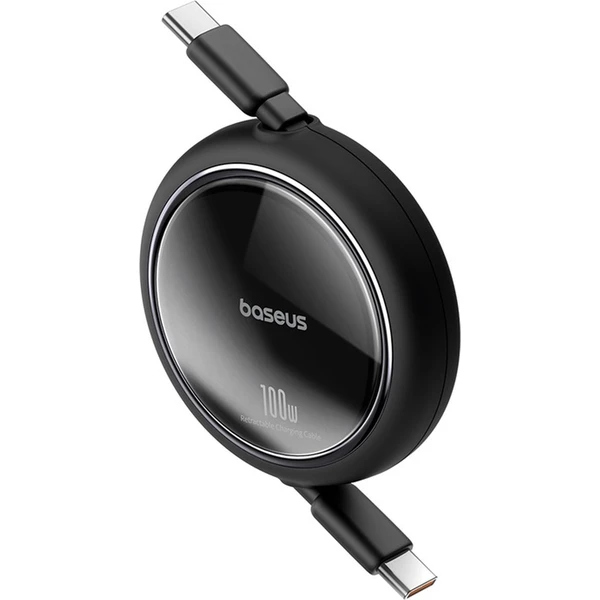 Dátový kábel Baseus Free2Draw mini USB-C/USB-C 1m 100W čierny - Káble - Obrázok TAGE000L01