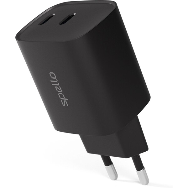 E-shop Spello ForceBoost GaN 35W nabíjací adaptér čierny