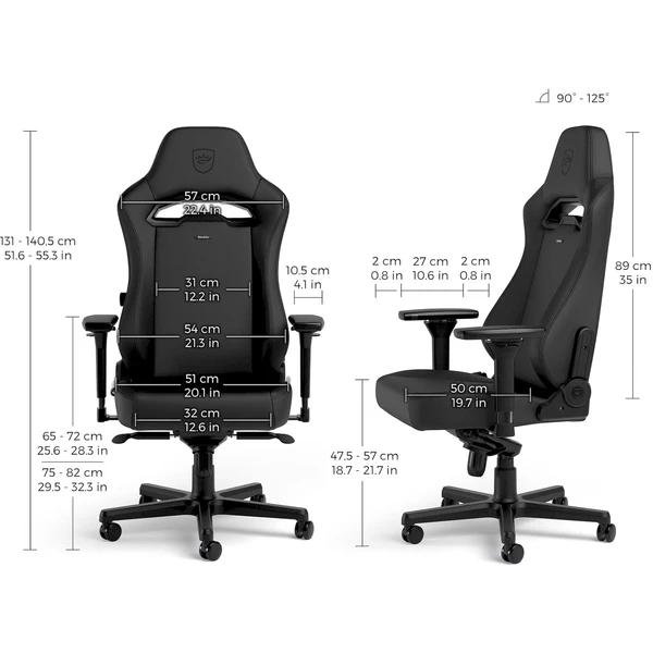 noblechairs HERO ST Black Edition herná stolička čierna - Stoličky - Obrázok TAUA000J01