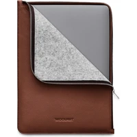 Woolnut Leather Folio kožené puzdro pre MacBook Air 13"/MacBook Pro 14"/MacBook Pro 13" hnedé - Puzdra