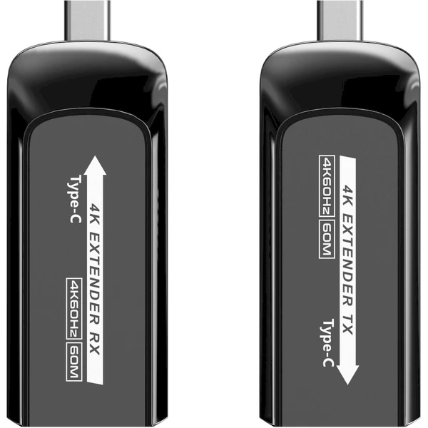 PremiumCord USB-C na USB-C extender cez Cat6/6A/7 rozlíšenie 4K@60Hz na 60m - Ostatné - Obrázok TBPF000K01