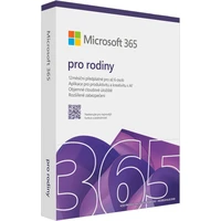 Microsoft 365 pre domácnosti - predplatné na 1 rok pre 6 používateľov ~CZ~ krabicová verzia - Softvér