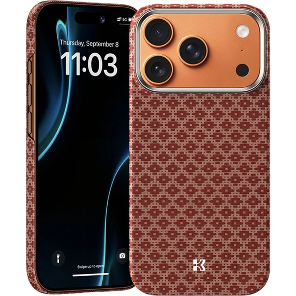 Benks ArmorGrid ArmorAir Kevlar MagSafe kryt iPhone 17 Pro Terra Orange - Puzdra - Hlavný obrázok