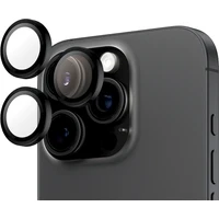 PanzerGlass® HoOps™ Apple iPhone 16 Pro/15 Pro/16 Pro Max/15 Pro Max čierny hliník - Ochranné fólie a sklo