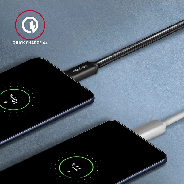 AXAGON USB-C/USB-A napájací kábel 1m čierny - Káble a redukcie - Obrázok TDD0700301