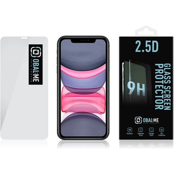 Obal:Me 2.5D tvrdené sklo Apple iPhone 11 Pre Max/XS Max číre - Ochranné fólie a sklo - Obrázok TDK6000701