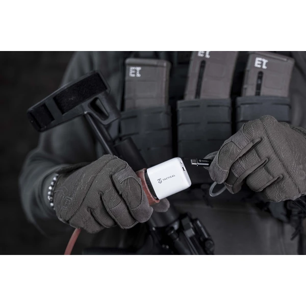 Tactical Base Plug Dual 20W sieťová nabíjačka biela - Nabíjačky - Obrázok TDWY600301