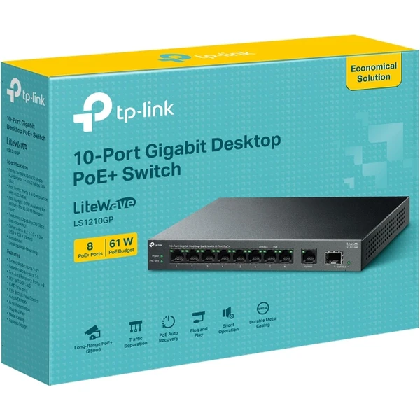 Prepínač TP-Link LS1210GP - Switche - Obrázok TE61000N01