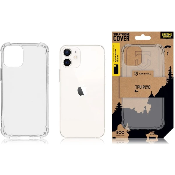 Tactical TPU Plyo kryt Apple iPhone 12 mini číry - Puzdra - Obrázok TEB3000J01