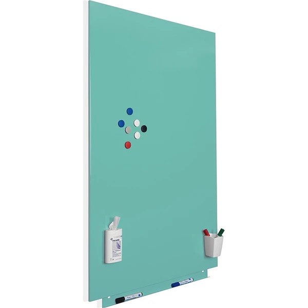 Rocada Skin Colour 6420R-6027 magnetická tabuľa svetlo zelená RAL 6027 - Magnetické tabule - Obrázok TECN000K01