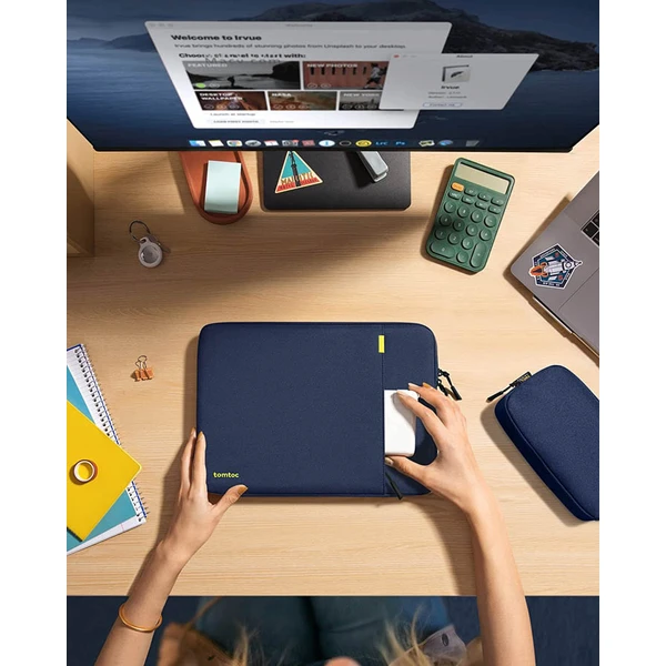 tomtoc Sleeve Kit 16" MacBook Pro námorná modrá - Puzdra - Obrázok TEEO100501