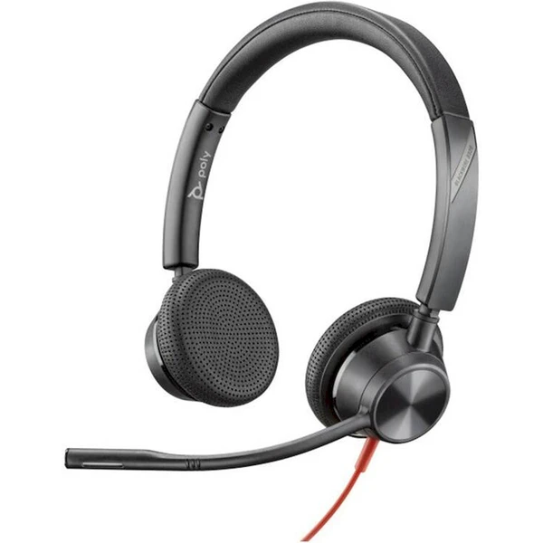 Poly Blackwire 3325 Stereo USB-C Headset +3.5mm Plug + USB-C/A Adapter - Slúchadlá - Hlavný obrázok