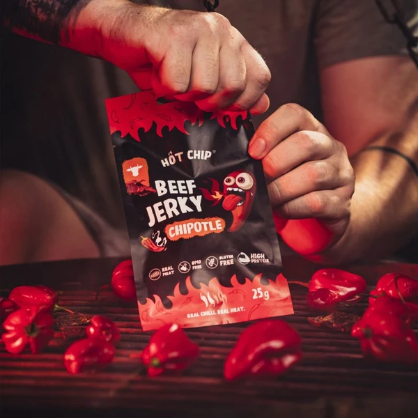 Jerky Hot-Chip - Chilli Chipotle 25 g - Potraviny - Obrázok TEUG000K01