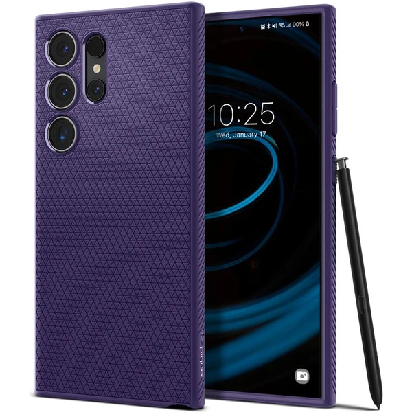 Spigen Liquid Air kryt Samsung Galaxy S24 Ultra fialová - Puzdra - Hlavný obrázok
