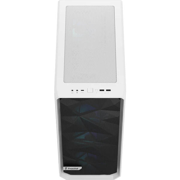 Fractal Design Meshify 2 Compact RGB TG skriňa biela - Počítačové skrine - Obrázok TF84000601