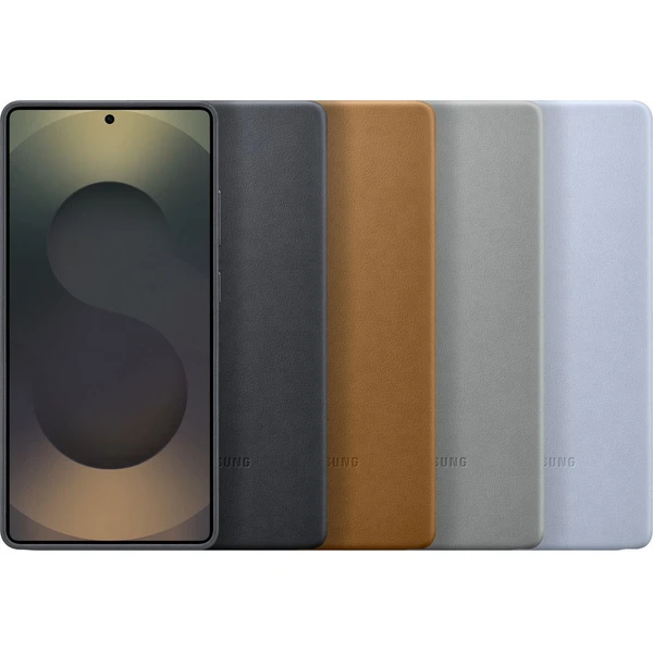 Samsung Kindsuit Case kryt z vegánskej kože Galaxy S25 Ultra svetlo modrý - Puzdra - Obrázok TFCC000J01