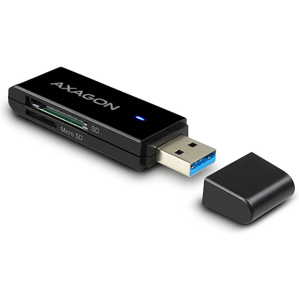 AXAGON čítačka SD/microSD kariet CRE-S2N USB-A - Čítačky pamäťových kariet - Obrázok TFD0700301