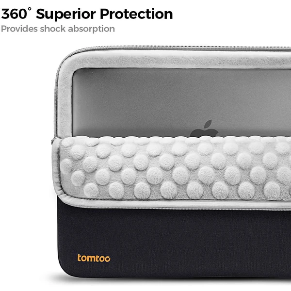 tomtoc Sleeve 13" MacBook Pro/MacBook Air čierna - Puzdra - Obrázok TFF8500301
