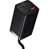 Rýchlonabíjačka do siete Baseus GaN3 Pro, 2x USB-C, 2x USB 65W čierna - Nabíjačky
