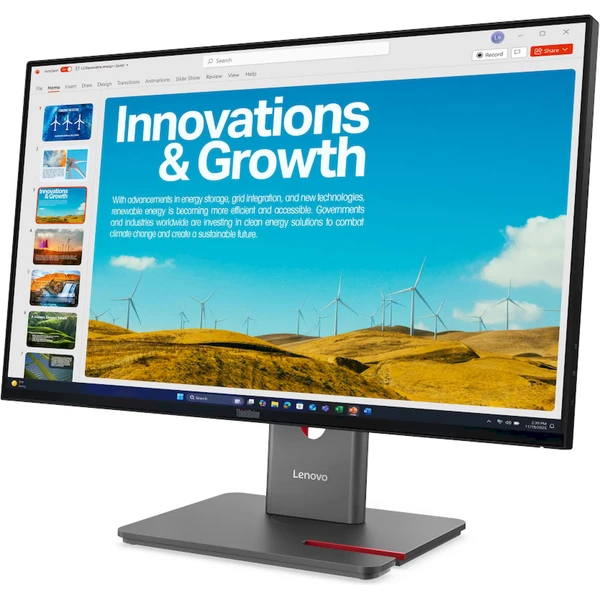 Lenovo P24QD-40 monitor 23,8" - Monitory - Obrázok TFOI000K01