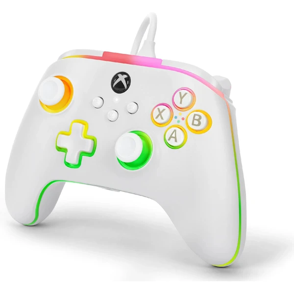PowerA Advantage drôtový herný ovládač Lumectra biely (Xbox Series X|S) - Herné ovládače - Obrázok TGN6000O01