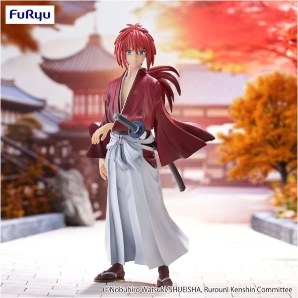 Figúrka Furyu Rurouni Kenshin: Meiji Kenkaku Romantan Trio-Try-iT - Kenshin Himura 19 cm - Figúrky - Obrázok THEN000K01