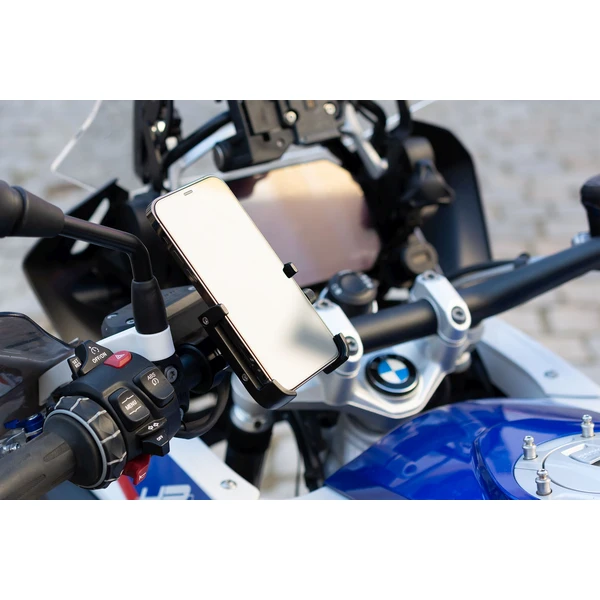 FIXED hliníkový držiak mobilného telefónu na bicykel Bikee ALU 2 čierny - Držiaky - Obrázok THJ0700301