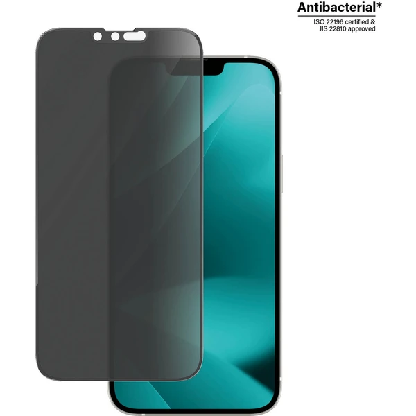 PanzerGlass™ Ultra-Wide Fit Privacy iPhone 14 Plus/13 Pro Max s inštalačným rámčekom - Ochranné fólie a sklo - Obrázok THKG100501