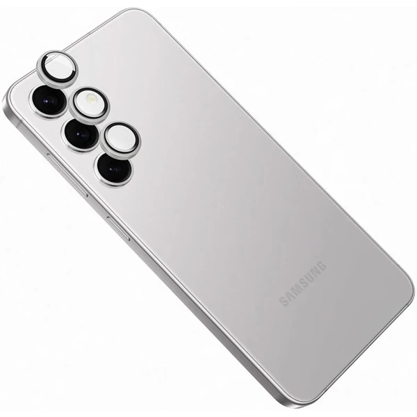 FIXED Camera Glass ochranné sklá Samsung Galaxy S24+ strieborná - Ochranné fólie a sklo - Hlavný obrázok