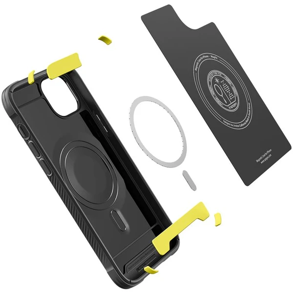 Spigen Rugged Armor Mag kryt iPhone 14 čierny - Puzdra - Obrázok TIZG300401