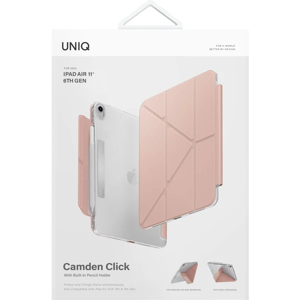 UNIQ Camden Click púzdro iPad Air 11" (2024) ružové - Puzdra - Obrázok TJD5000O01