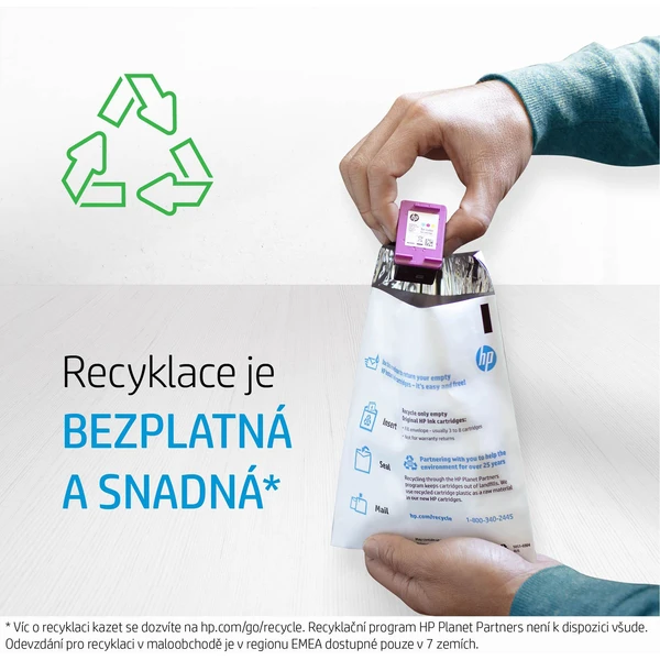 HP 3YL81AE č. 912XL Azúrová originálna - Cartridge - Obrázok TK72700301
