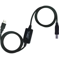 Prémiový predlžovací kábel PremiumCord USB-A/USB-B 10 m čierny - Káble a redukcie