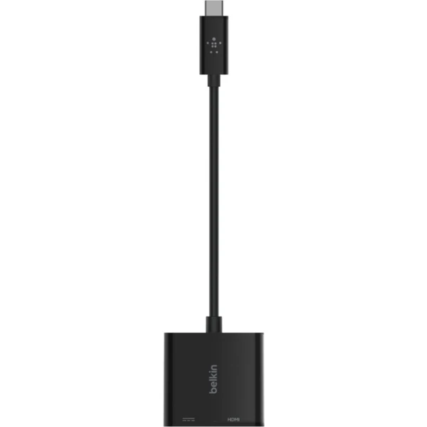 Belkin redukcia USB-C/HDMI s napájacím USB-C konektorom 60W čierna - Káble a redukcie - Obrázok TLVT200401