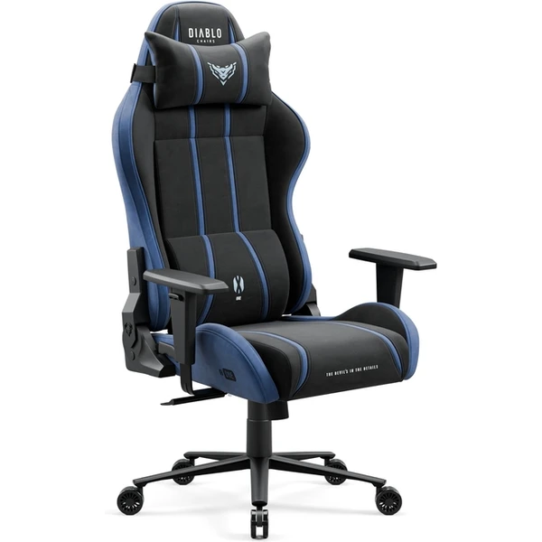 Diablo X-One 2.0 Normal Size herná stolička látková nočne modrá - Stoličky - Obrázok TN2G000K01