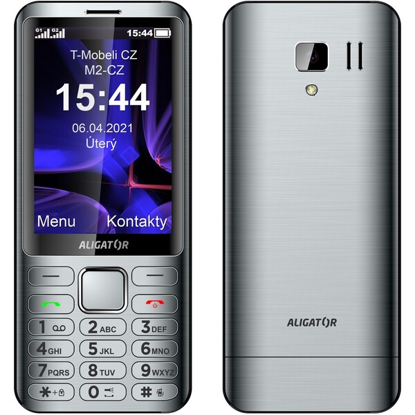 ALIGATOR D950 Dual SIM strieborný