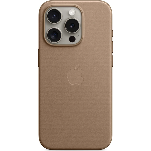 Kryt z tkaniny FineWoven s MagSafe na iPhone 15 Pro dymový - Puzdra - Hlavný obrázok