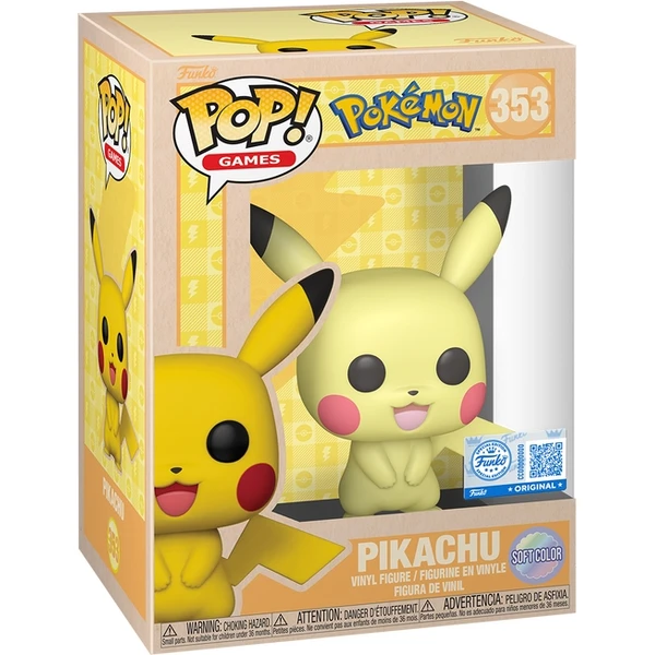 Funko POP! #353 Games: Pokemon- Pikachu (Soft Color) - Funko POP! - Obrázok TO0J000K01