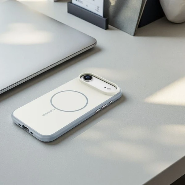 Cubenest Matte MagSafe kryt iPhone Air béžový - Puzdra - Obrázok TOBK000K01