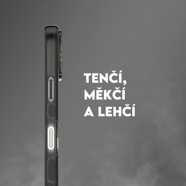 PanzerGlass® CARE Smokey kryt s MagSafe Apple iPhone 17 Pro dymový/čierny - Puzdra - Obrázok TODH000K01