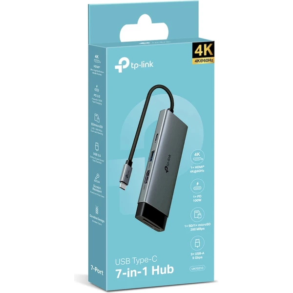 TP-Link UH7021C USB hub typu C 7v1 - USB huby - Obrázok TODO000K01