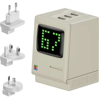 SHARGE Retro 67W USB-C GaN nabíjačka (cestovný set) - Nabíjačky