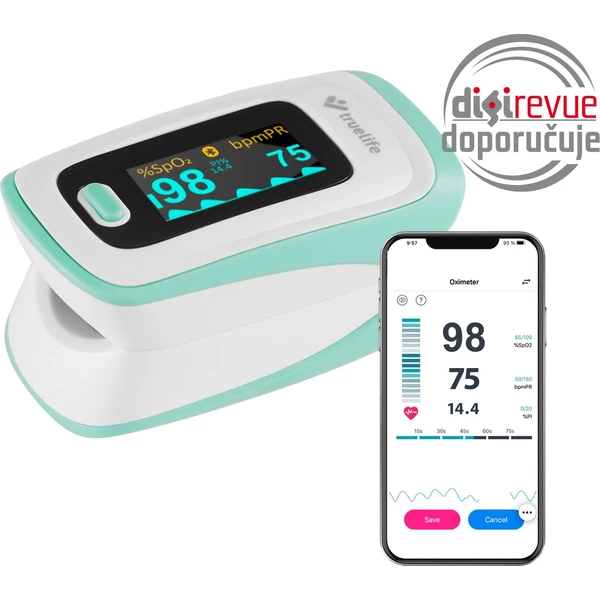 TrueLife Oximeter X5 BT – Pulzný oxymeter s Bluetooth - Senzory - Hlavný obrázok
