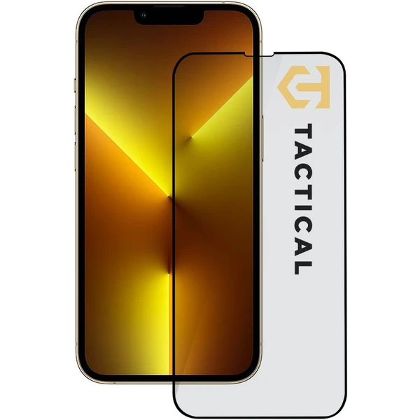 Tactical Glass Shield 5D sklo pre Apple iPhone 13 Pro Max čierne - Ochranné fólie a sklo - Hlavný obrázok