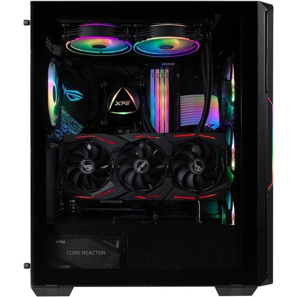 ADATA XPG STARKER AIR, čierna - Počítačové skrine - Obrázok TPZVF00101
